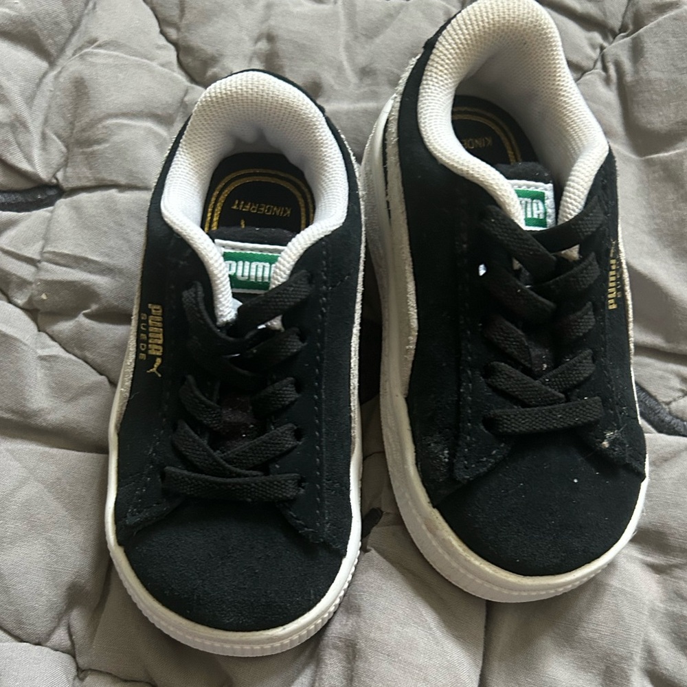Puma Kids Black Shoes